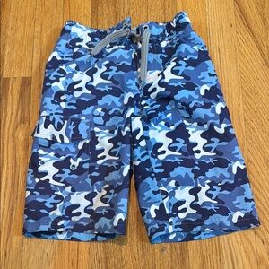 Mish Boys Blue Camouflage Swim Shorts Size L-7